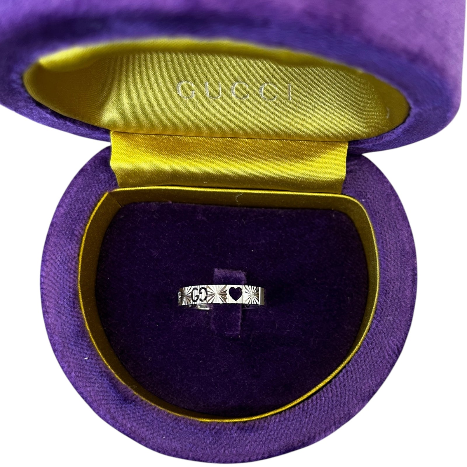 Women's Icon 18Ct White Gold Au 750 Ring Silver - Photo 6