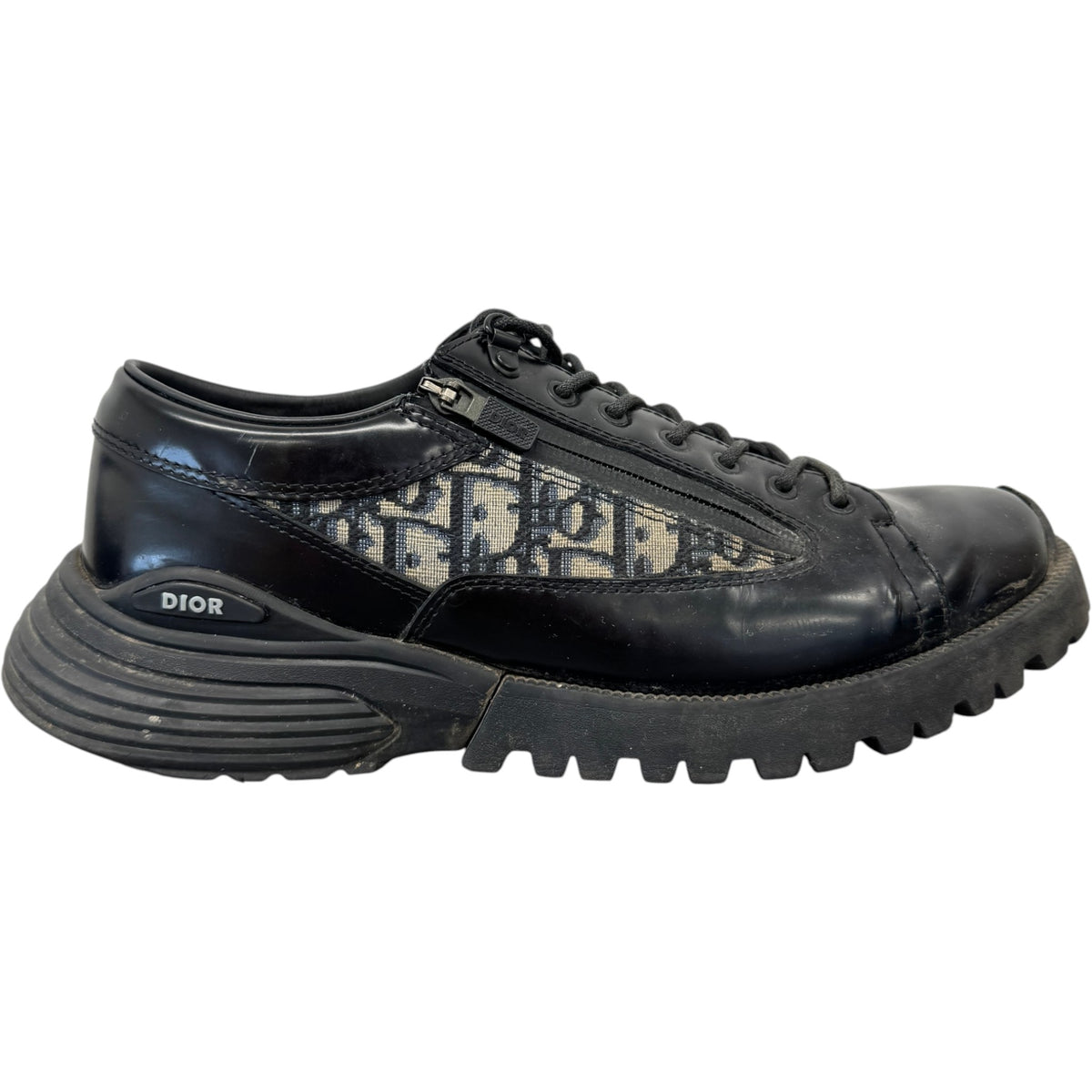 Men's Combat Derby Low Trainers Black Size UK 8 / EU 42 - Photo 1