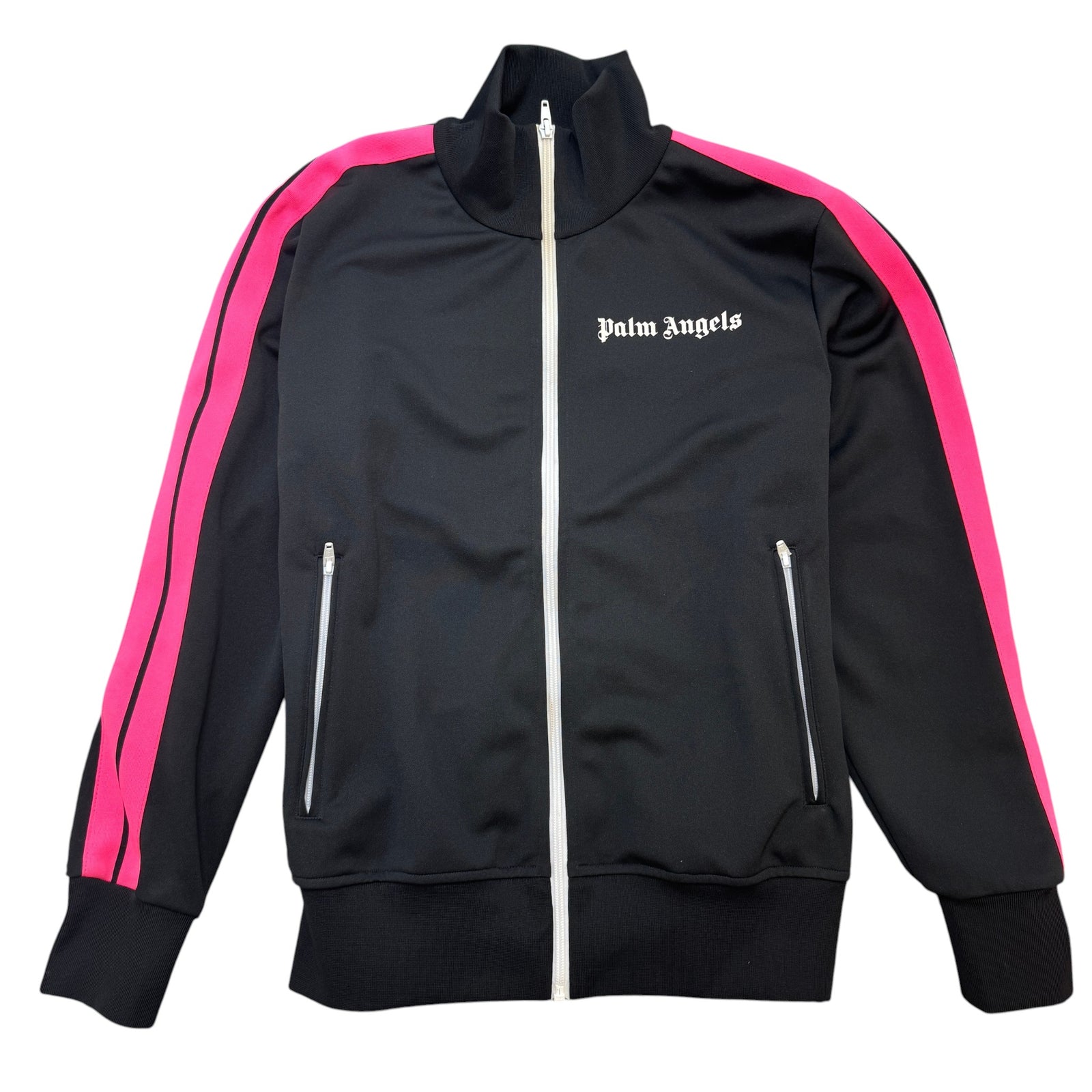Men's Logo Print Track Jacket Black Size M - Photo 1
