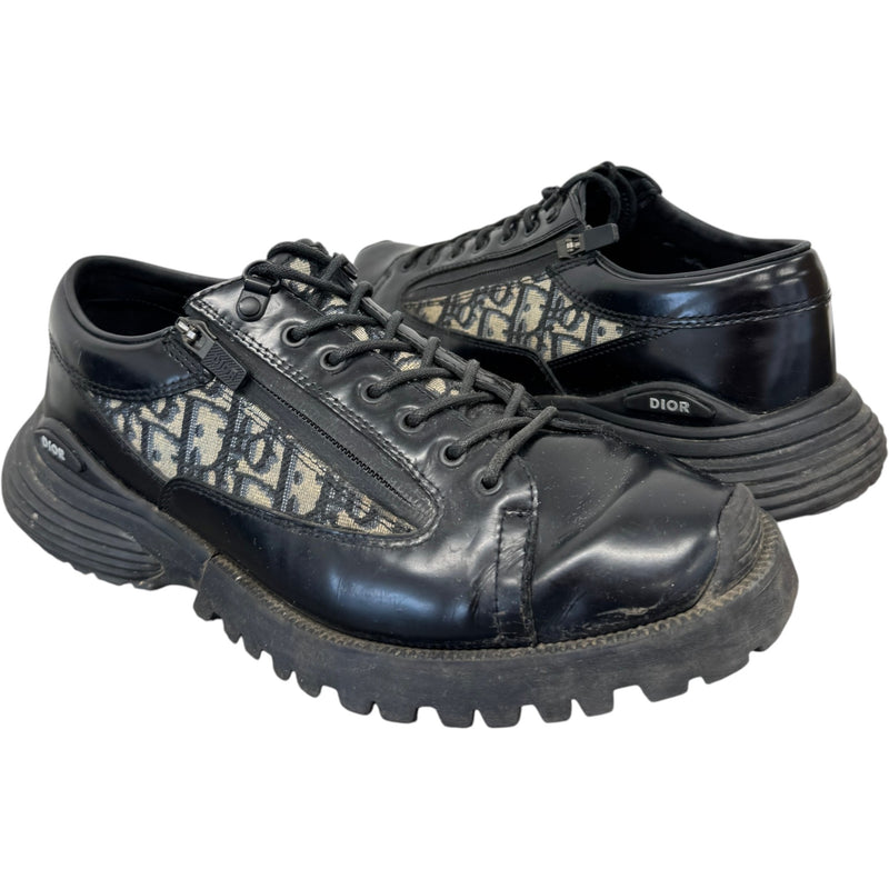 Men's Combat Derby Low Trainers Black Size UK 8 / EU 42