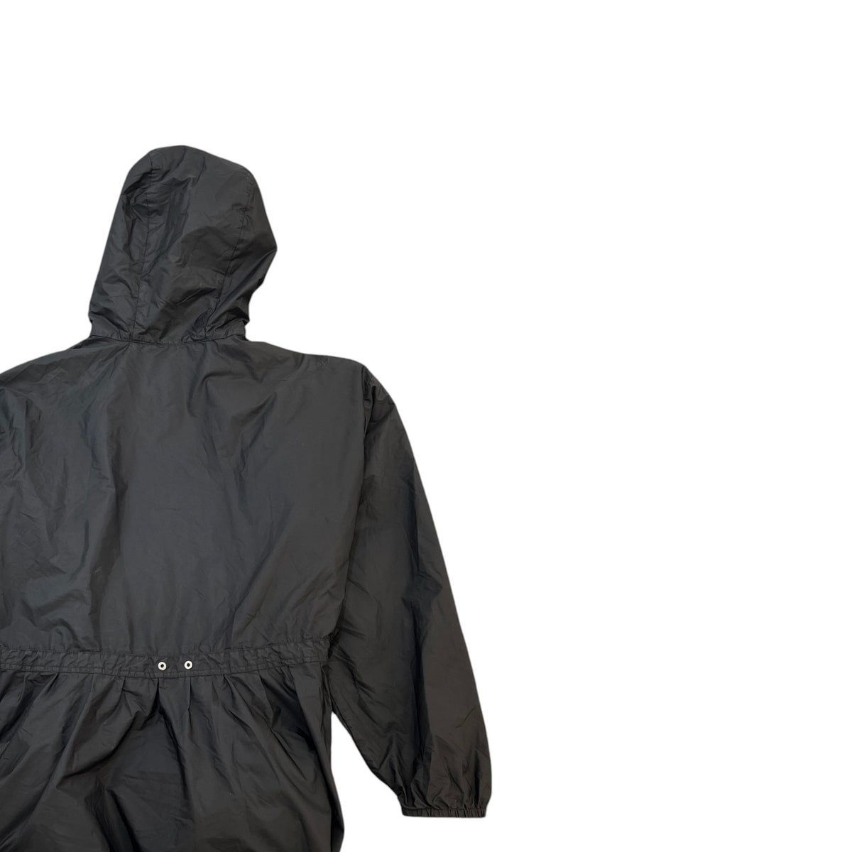 Women's Sarcelle Ruffled Peplum Windbreaker Black Size UK 18-20 - Photo 4