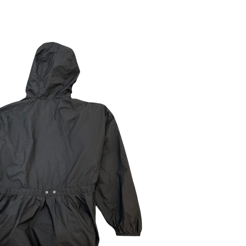 Women's Sarcelle Ruffled Peplum Windbreaker Black Size UK 18-20