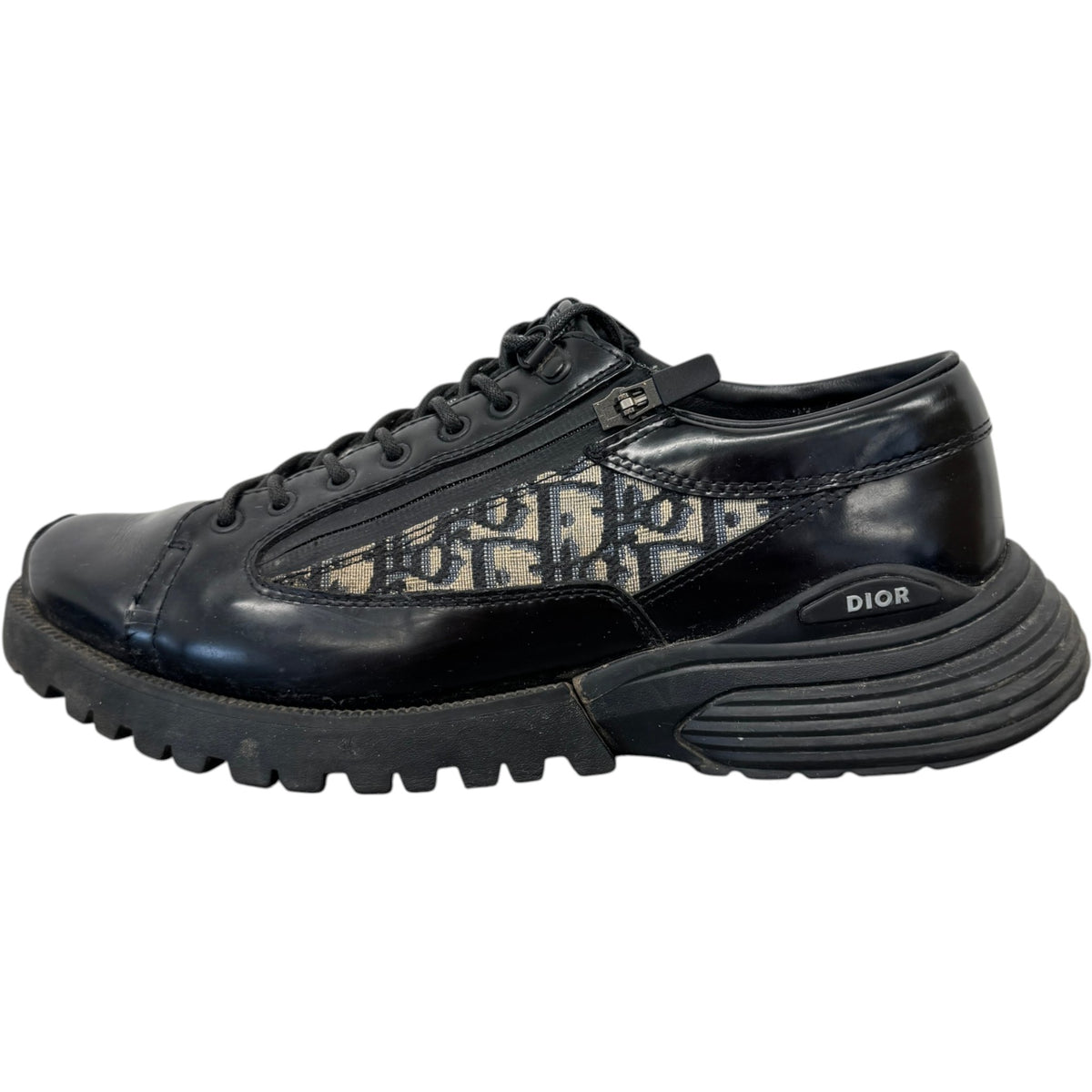 Men's Combat Derby Low Trainers Black Size UK 8 / EU 42 - Photo 4