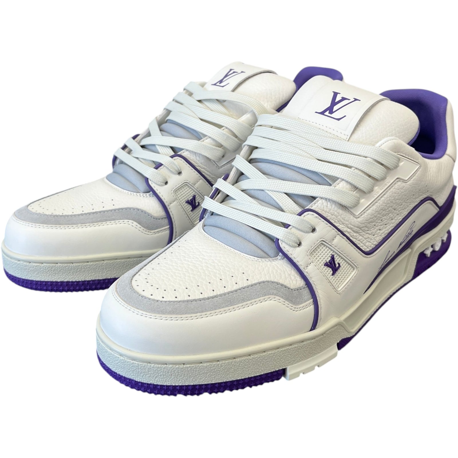 Men's LV Low Trainers White Size UK 10 / EU 44 - Photo 9