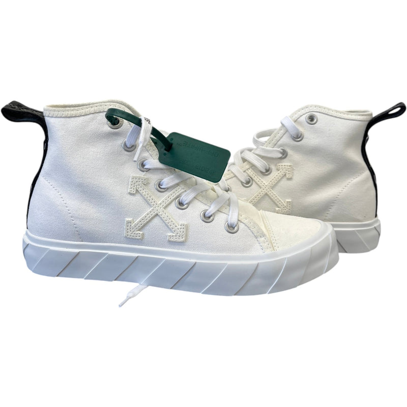 Men's Vulcanised High Trainers White Size EU 40 / UK 6