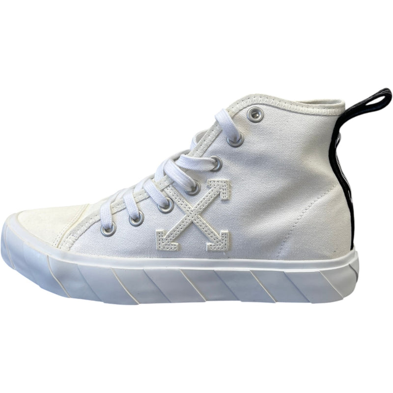 Men's Vulcanised High Trainers White Size EU 40 / UK 6