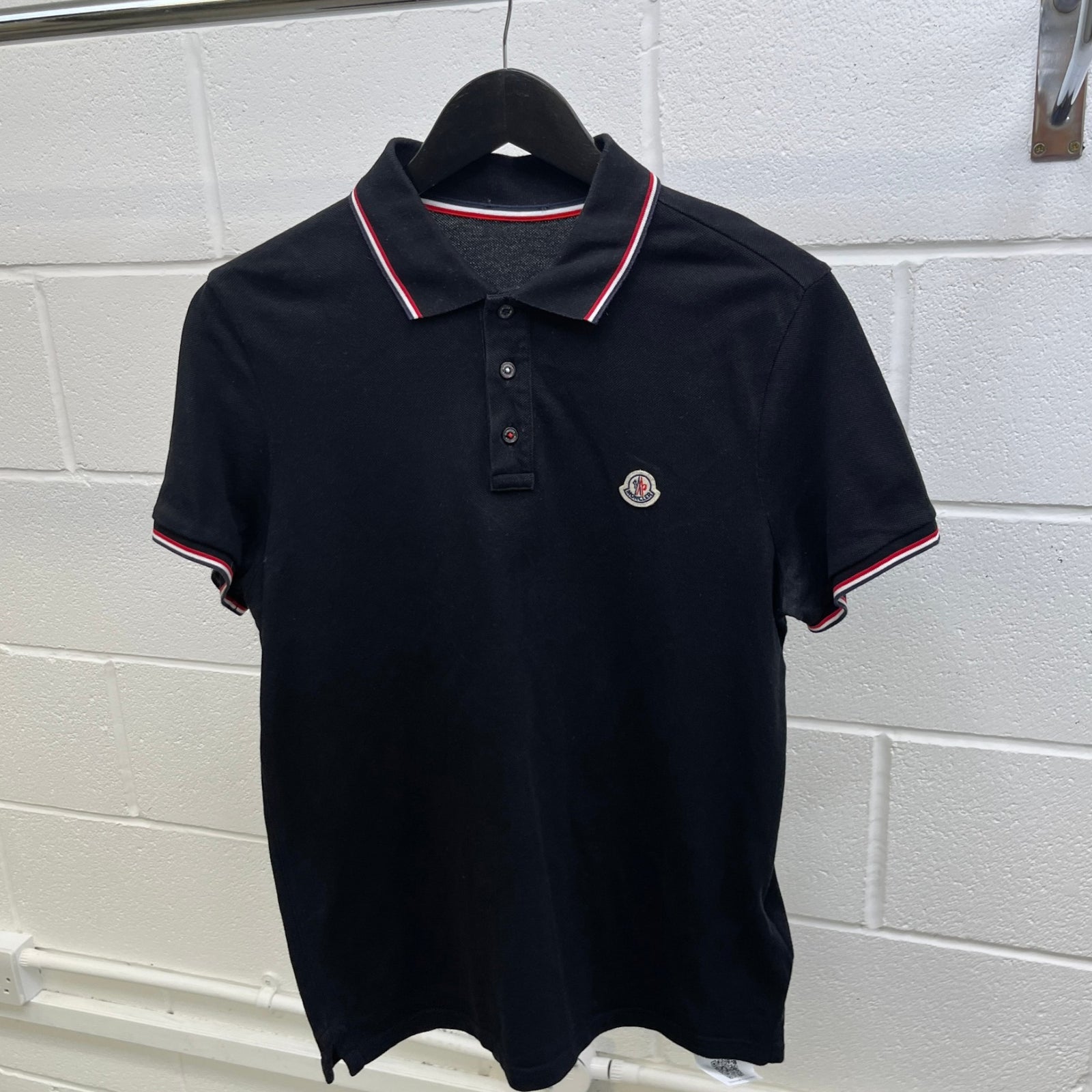 Men's Maglia Polo Shirt Black Size M - Photo 8
