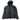 Men's Applique Logo Down Jacket Black Size M