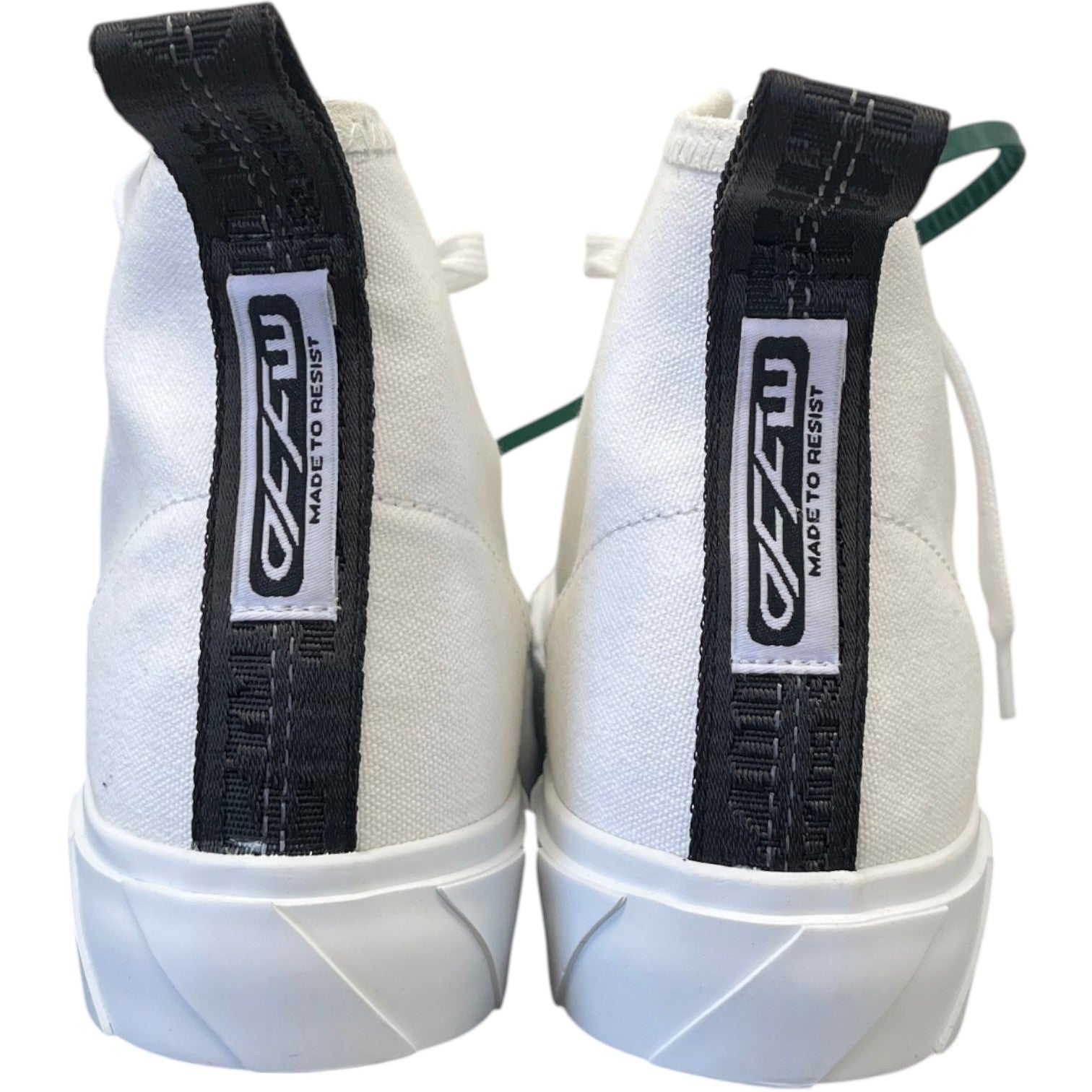 Men's Vulcanised High Trainers White Size EU 40 / UK 6 - Photo 6