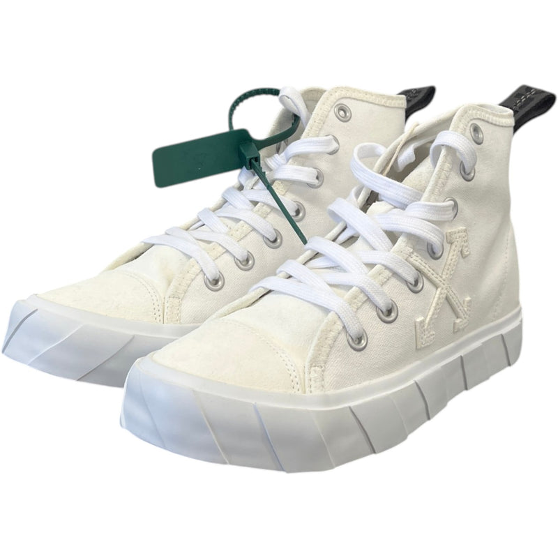 Men's Vulcanised High Trainers White Size EU 40 / UK 6