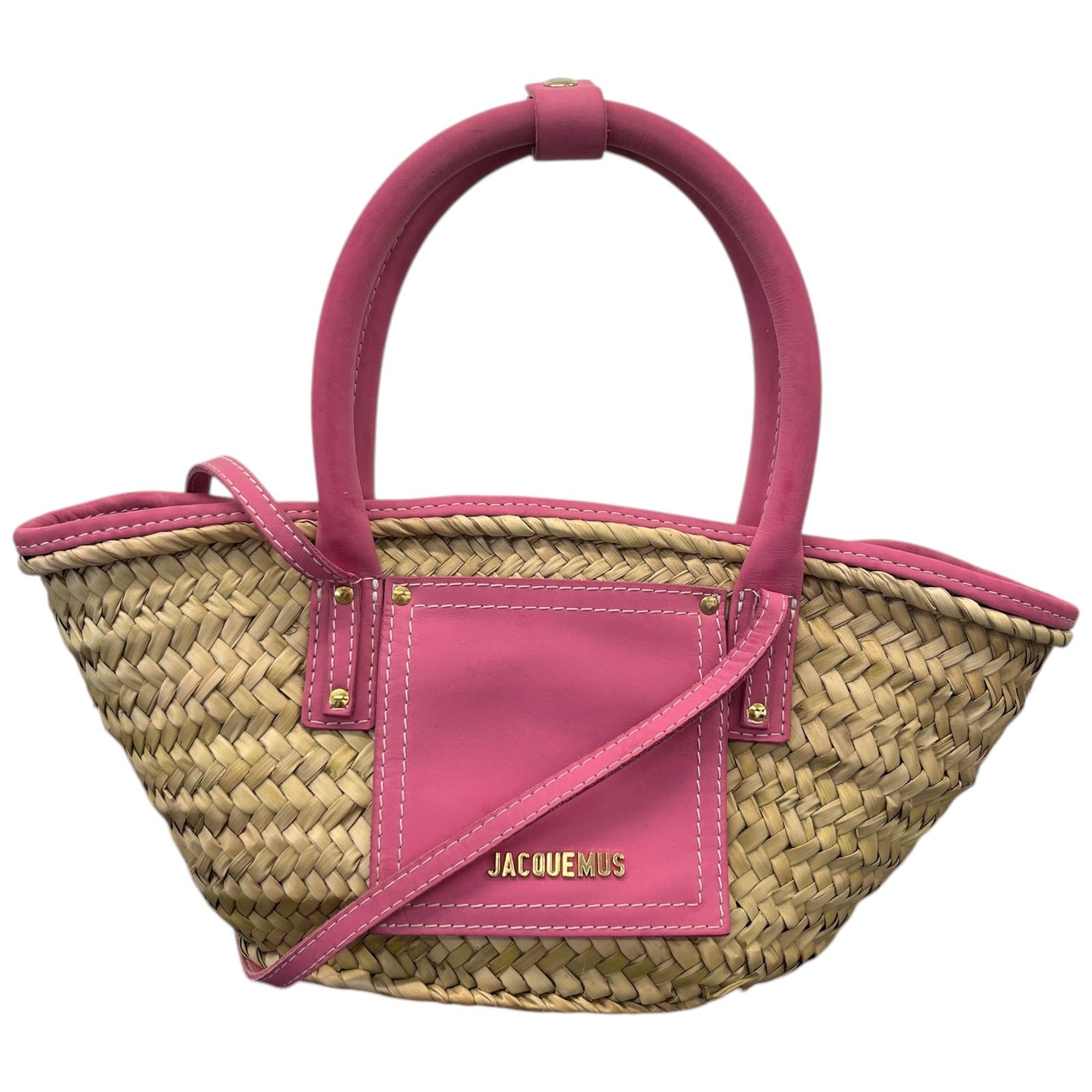 Women's Le Petit Panier Soli Handbag Pink - Photo 1
