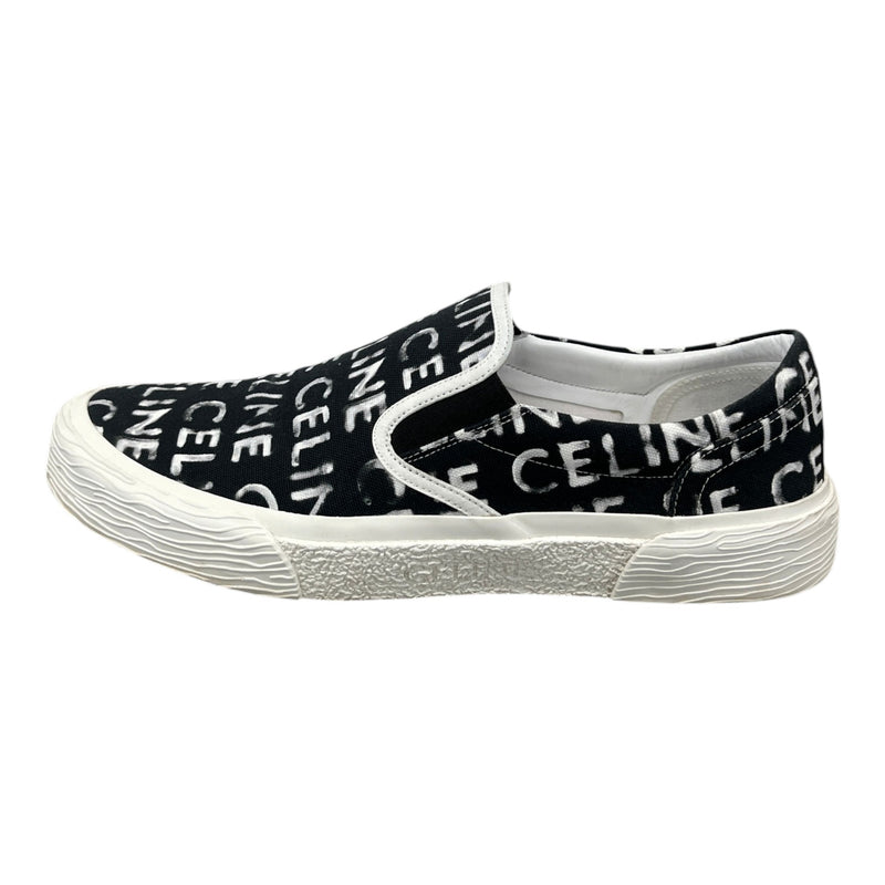 Men's Elliot Logo Slip On Loafers Black Size UK 9 / EU 43