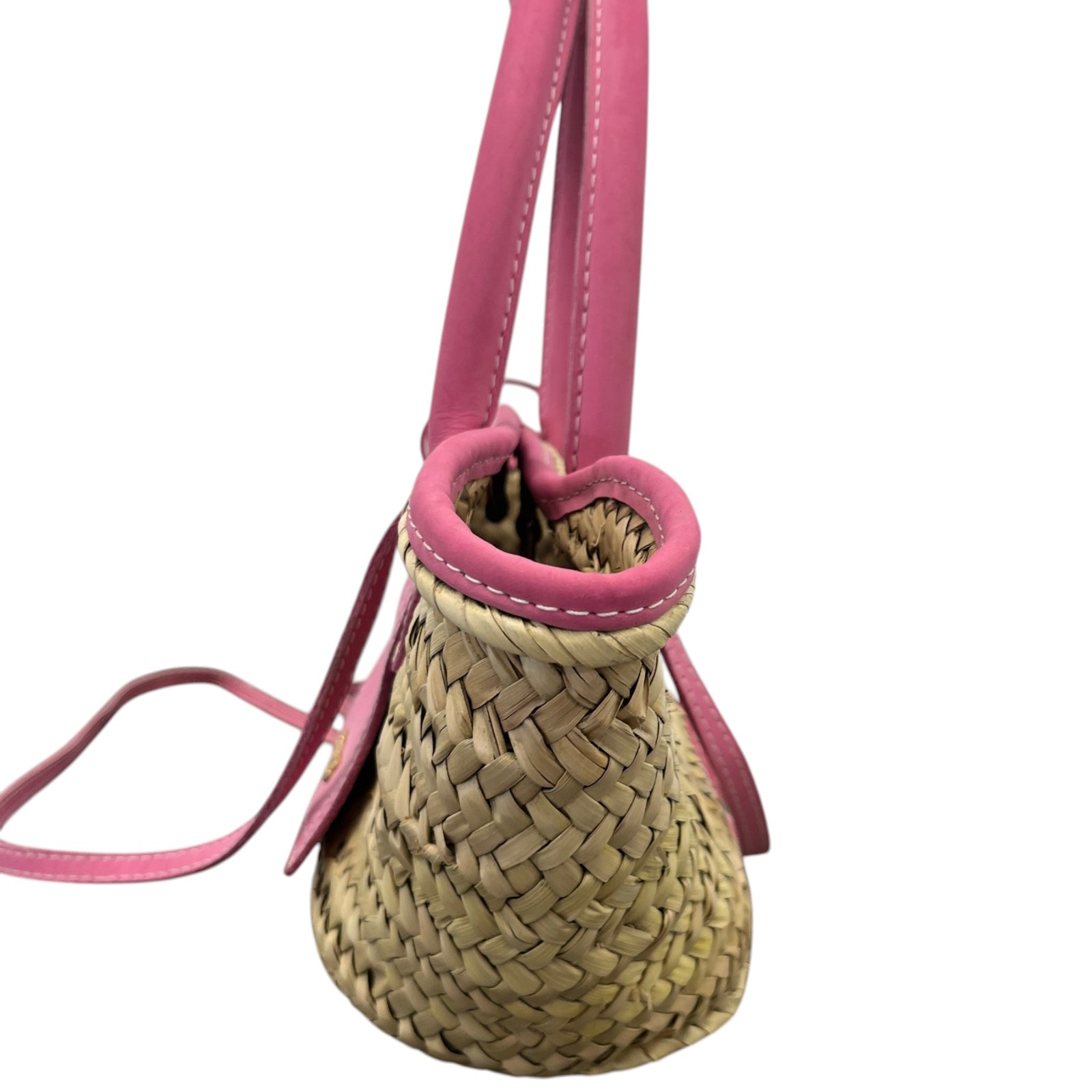 Women's Le Petit Panier Soli Handbag Pink - Photo 7