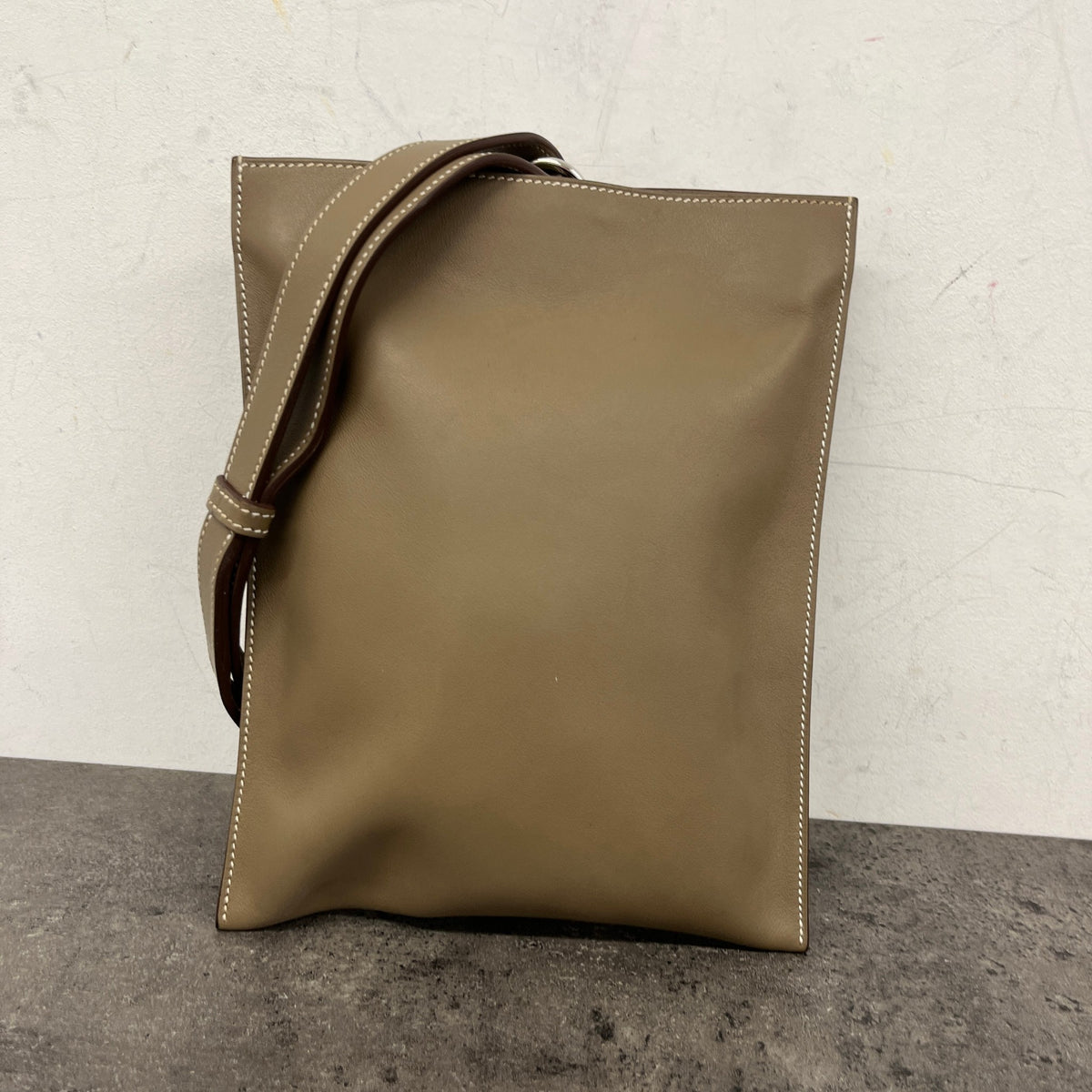 Men's Portefeuille Pochenplus Messenger Bag Brown - Photo 11