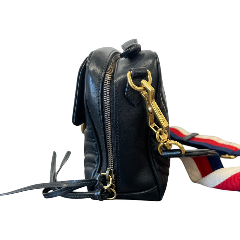 Women's GG Marmont Top Handle Bag Black