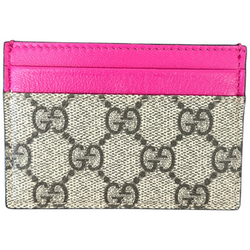 Women's Gg Supreme Card Holder Beige