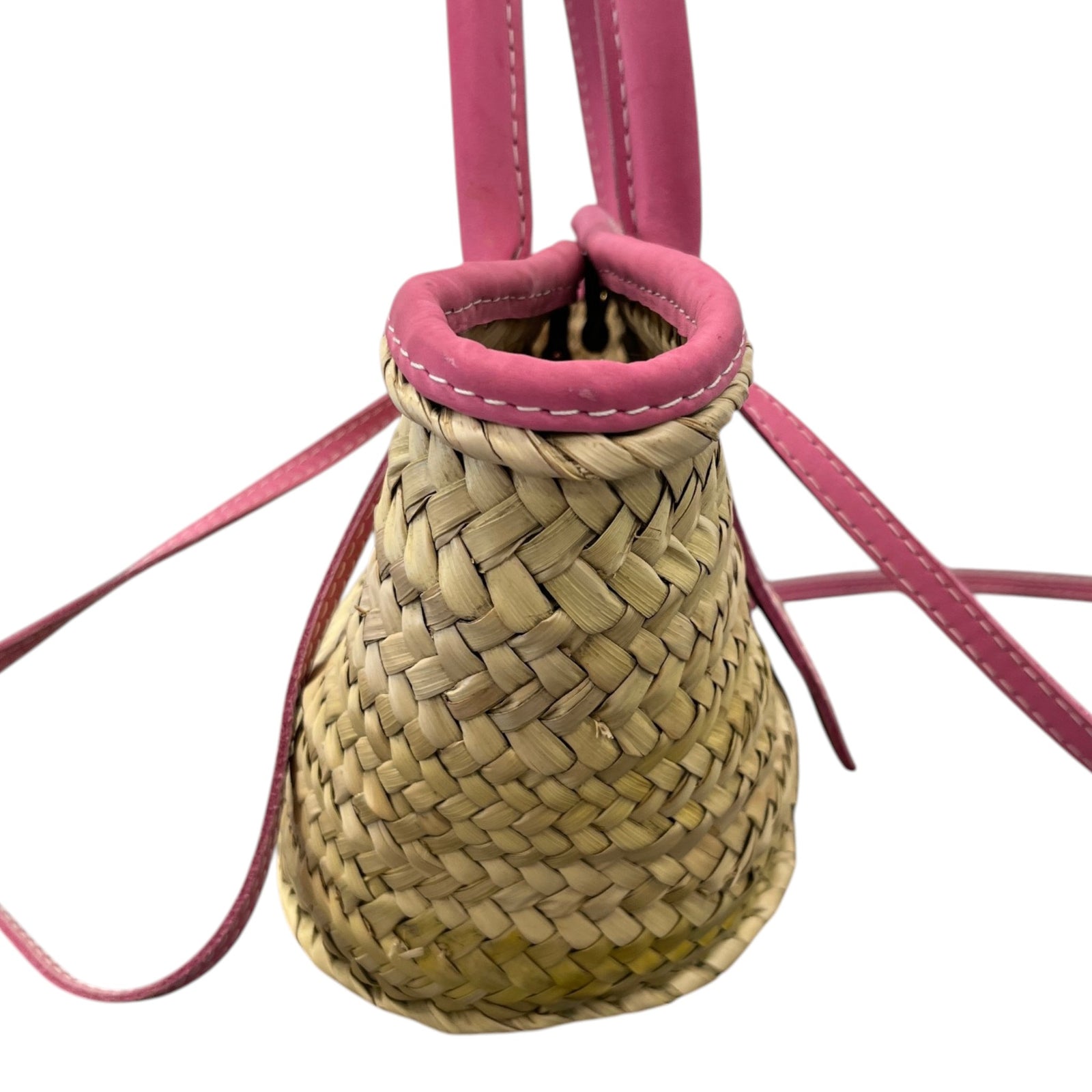 Women's Le Petit Panier Soli Handbag Pink - Photo 6