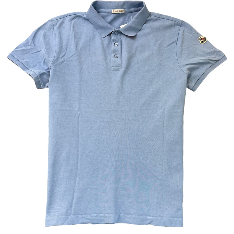Men's Maglia Polo Manica Corta Polo Shirt Blue Size L