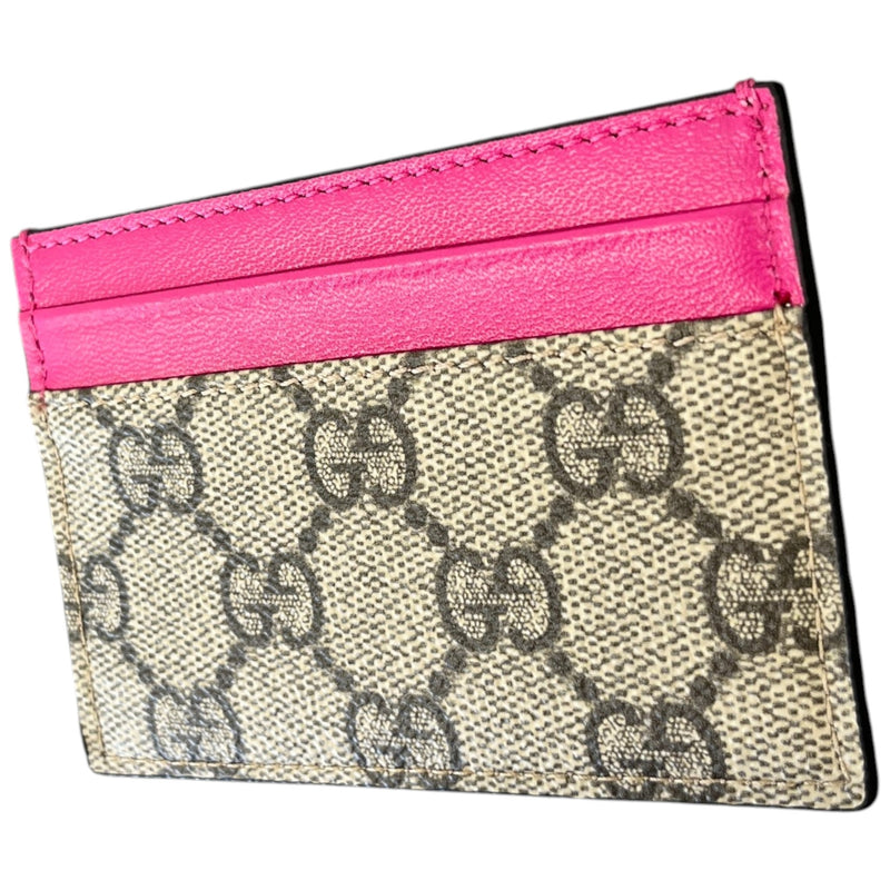 Women's Gg Supreme Card Holder Beige