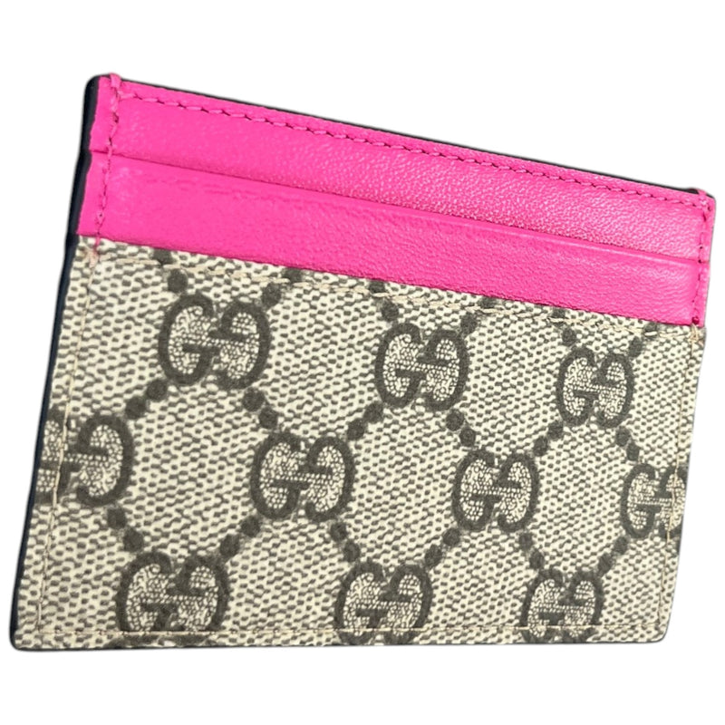 Women's Gg Supreme Card Holder Beige