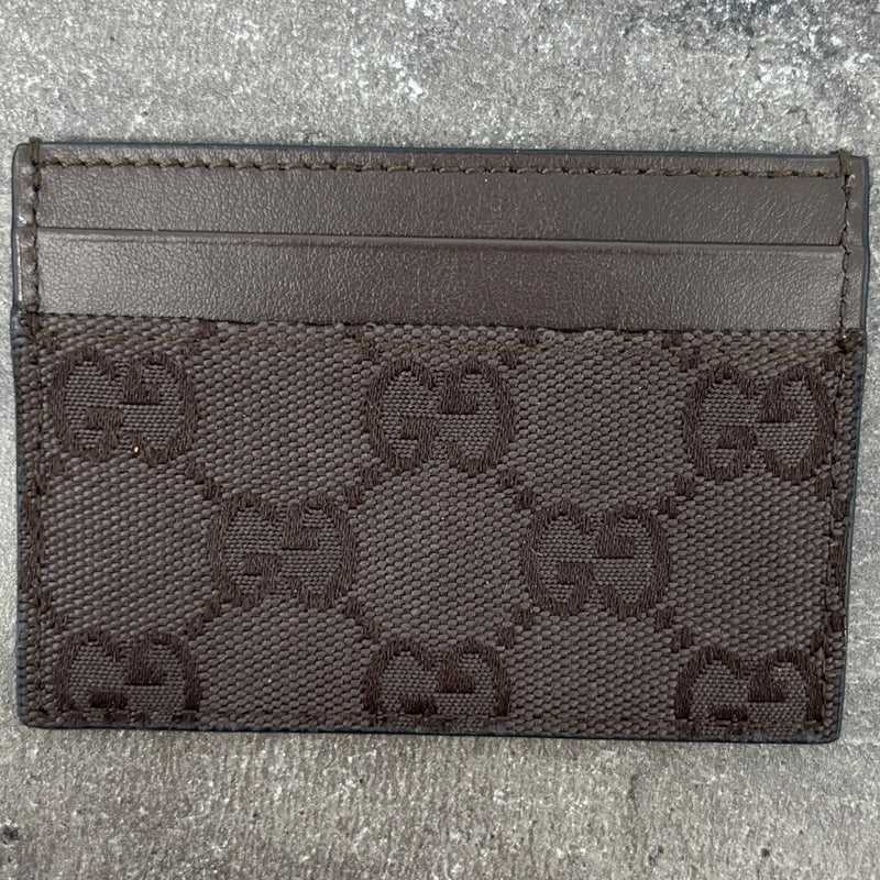 Men's Gg Supreme Card Holder Black