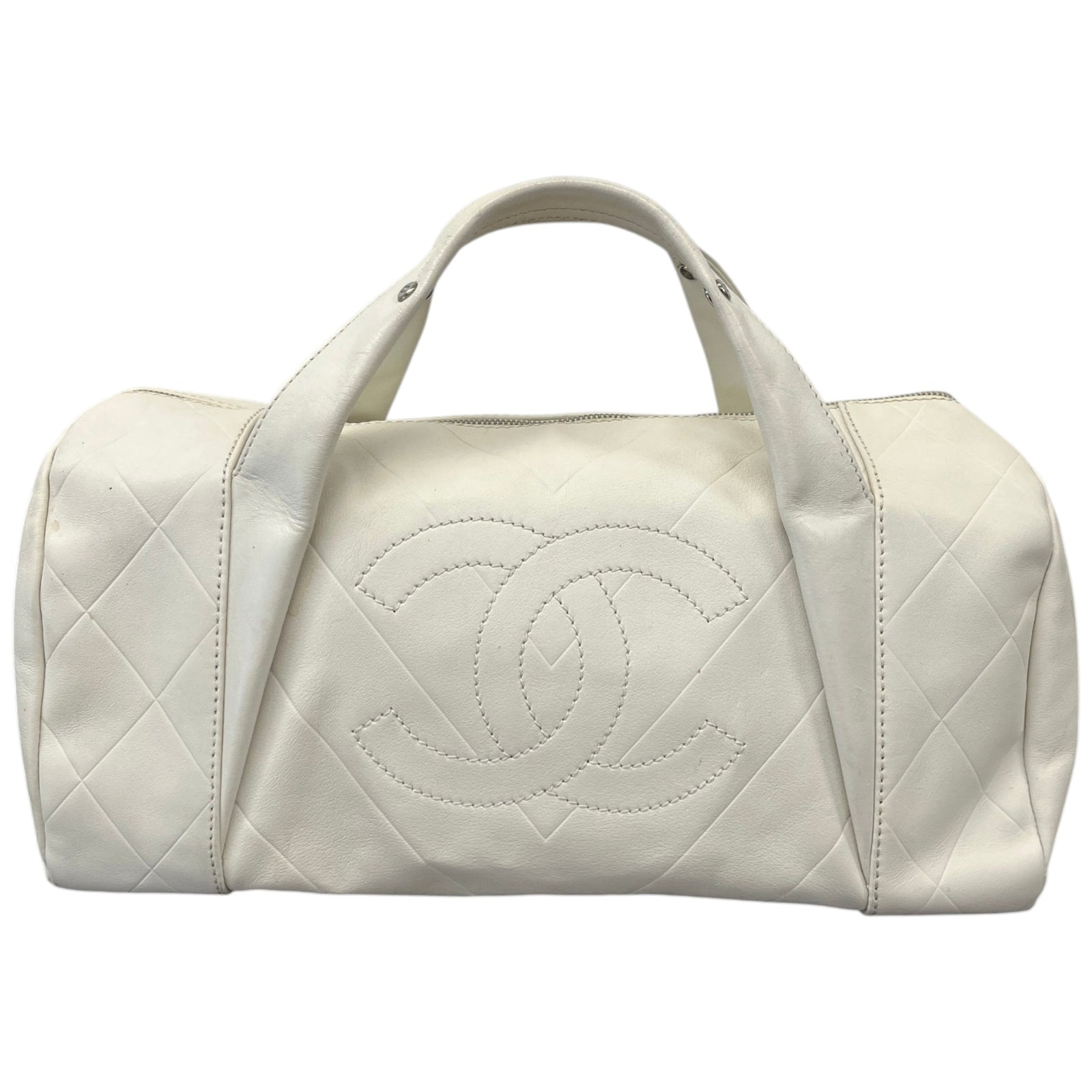 Women's All Day Long Bowler Travel Bag White - Photo 1