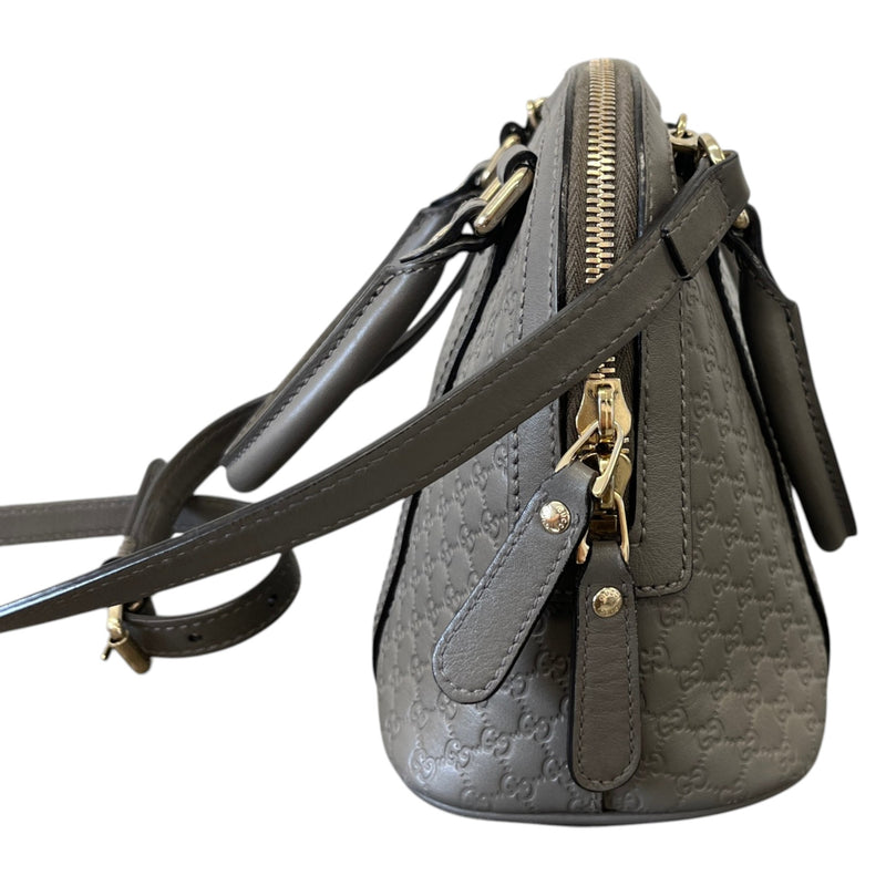 Women's Microguccissima Mini Dome Handbag Grey