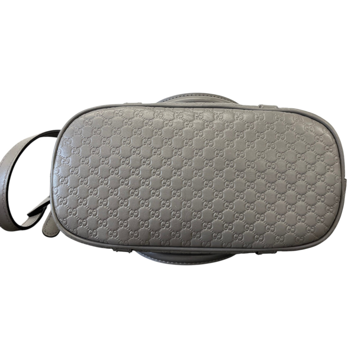 Women's Microguccissima Mini Dome Handbag Grey - Photo 10