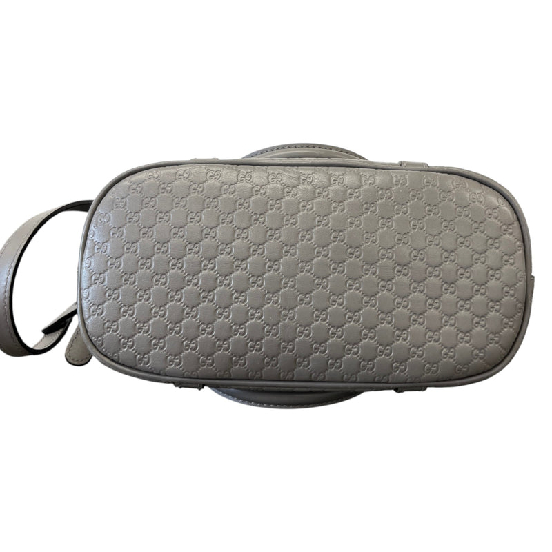 Women's Microguccissima Mini Dome Handbag Grey