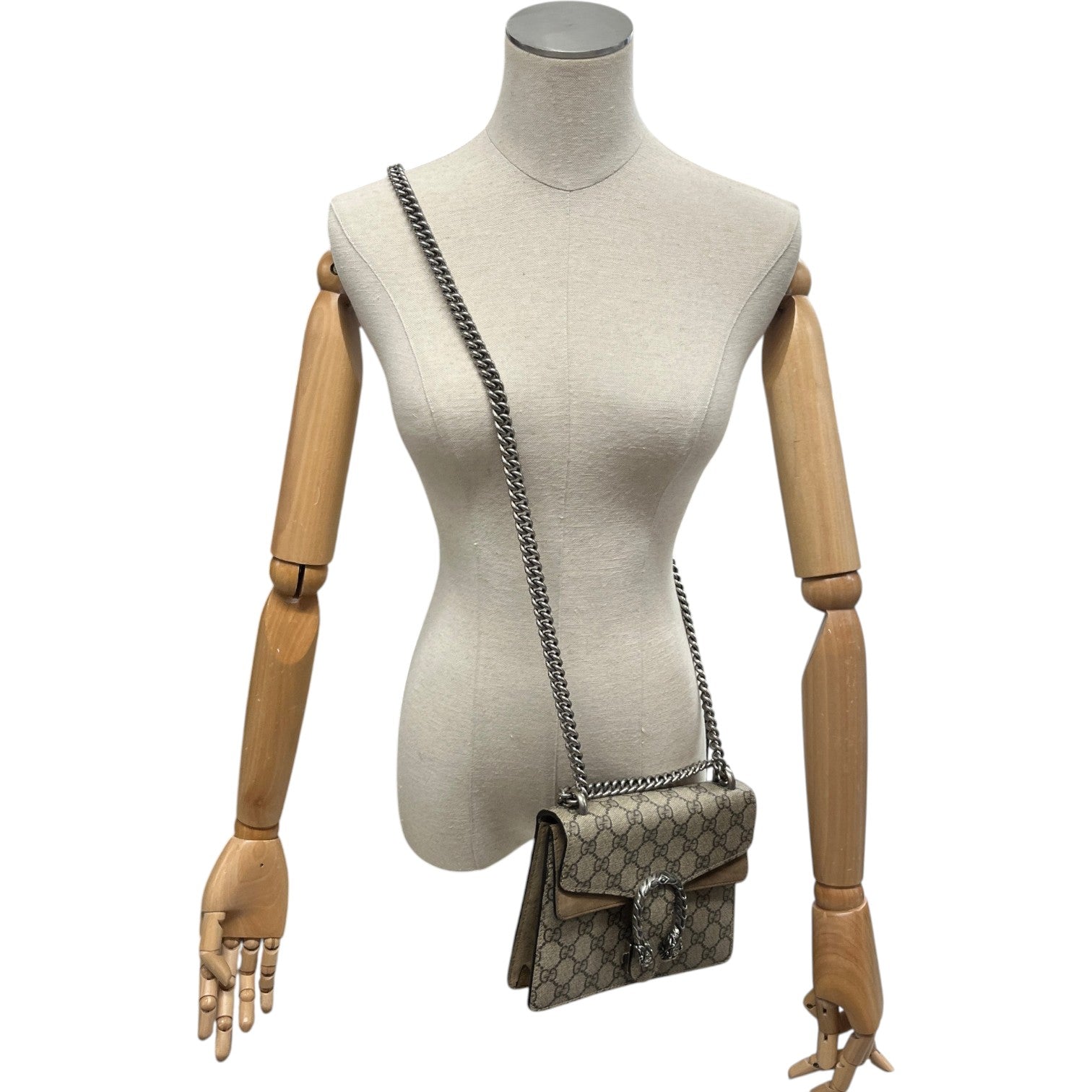 Women's Dionysus Gg Supreme Bag Beige - Photo 2