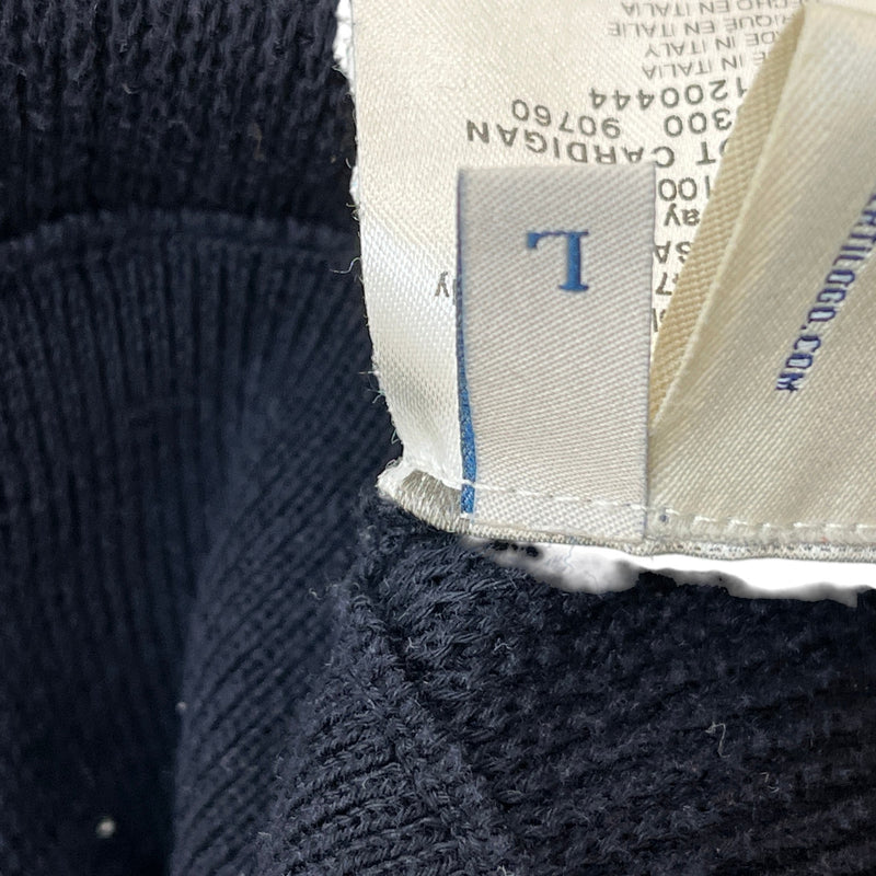 Men's Maglia Knit Hoodie Navy Size L