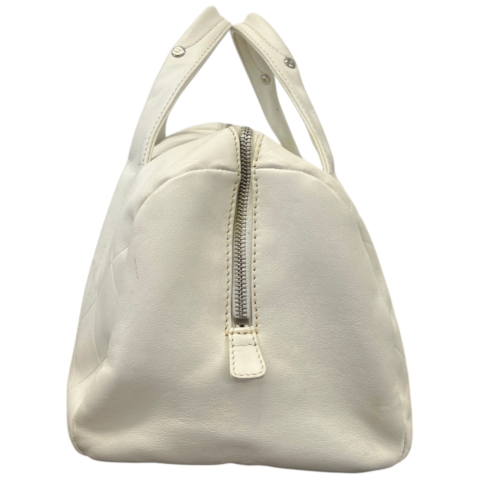 Women's All Day Long Bowler Travel Bag White - Photo 8