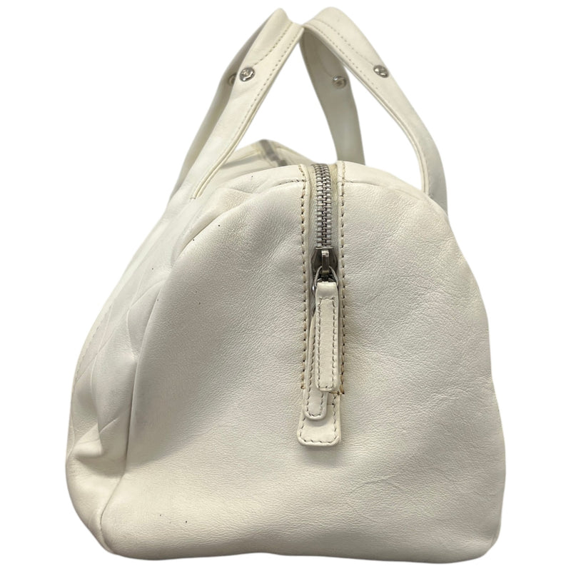 Women's All Day Long Bowler Travel Bag White