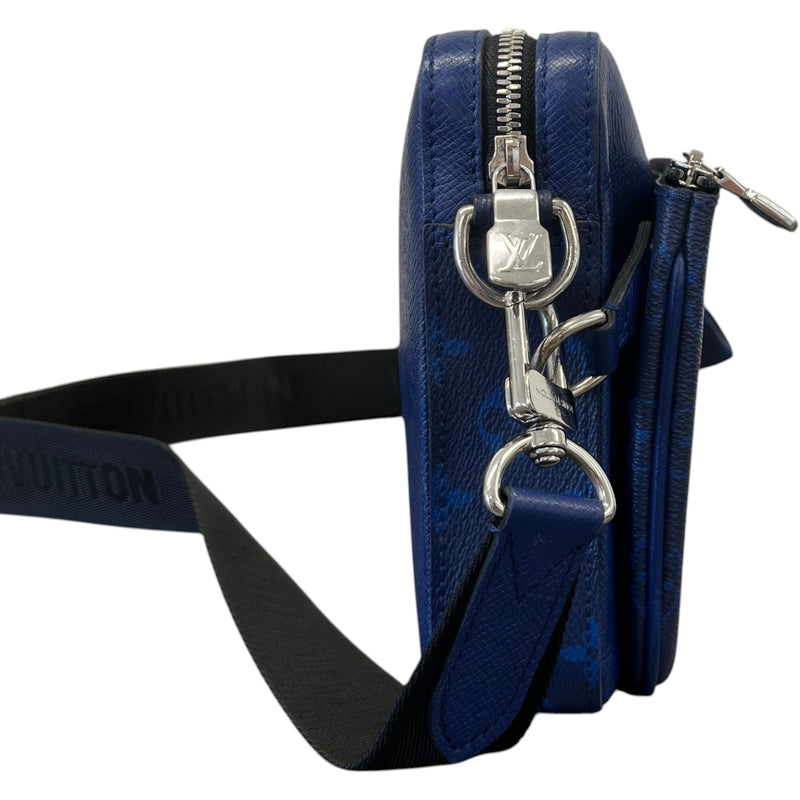 Men's Monogram Taigarama Trio Messenger Bag Navy