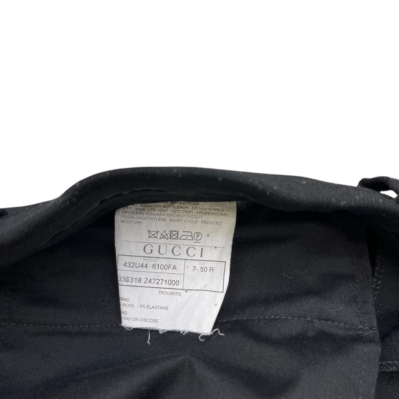 Men's Suit Trousers Black Size IT 50 / UK 34