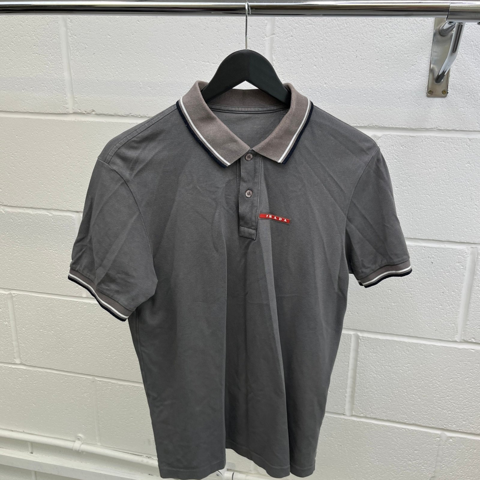 Men's Linea Rossa Polo Shirt Grey Size M - Photo 7