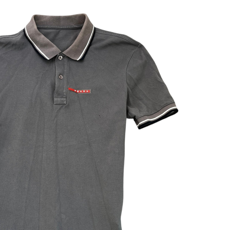 Men's Linea Rossa Polo Shirt Grey Size M