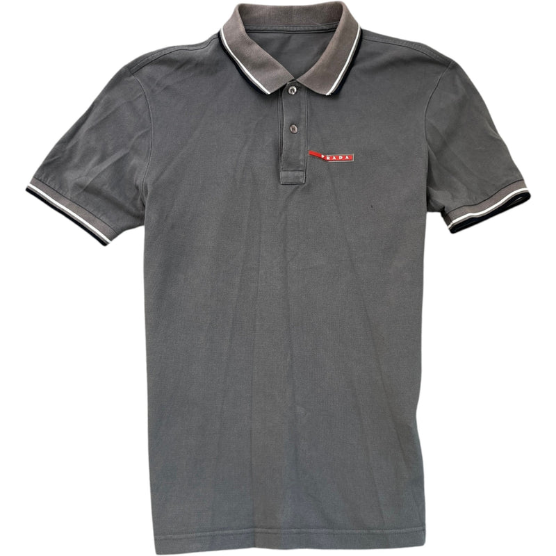Men's Linea Rossa Polo Shirt Grey Size M