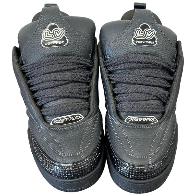 Men's Lv Skate Low Trainers Black Size EU 41.5 / UK 7.5
