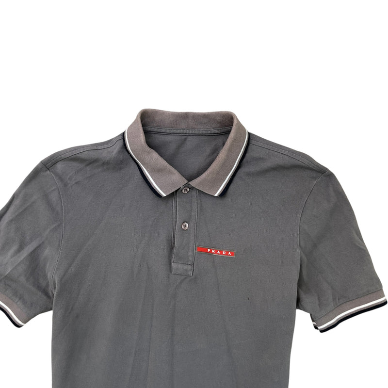 Men's Linea Rossa Polo Shirt Grey Size M