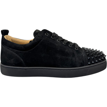 Men's Louis Junior Spikes Flat Low Trainers Black Size UK 8 / EU 42