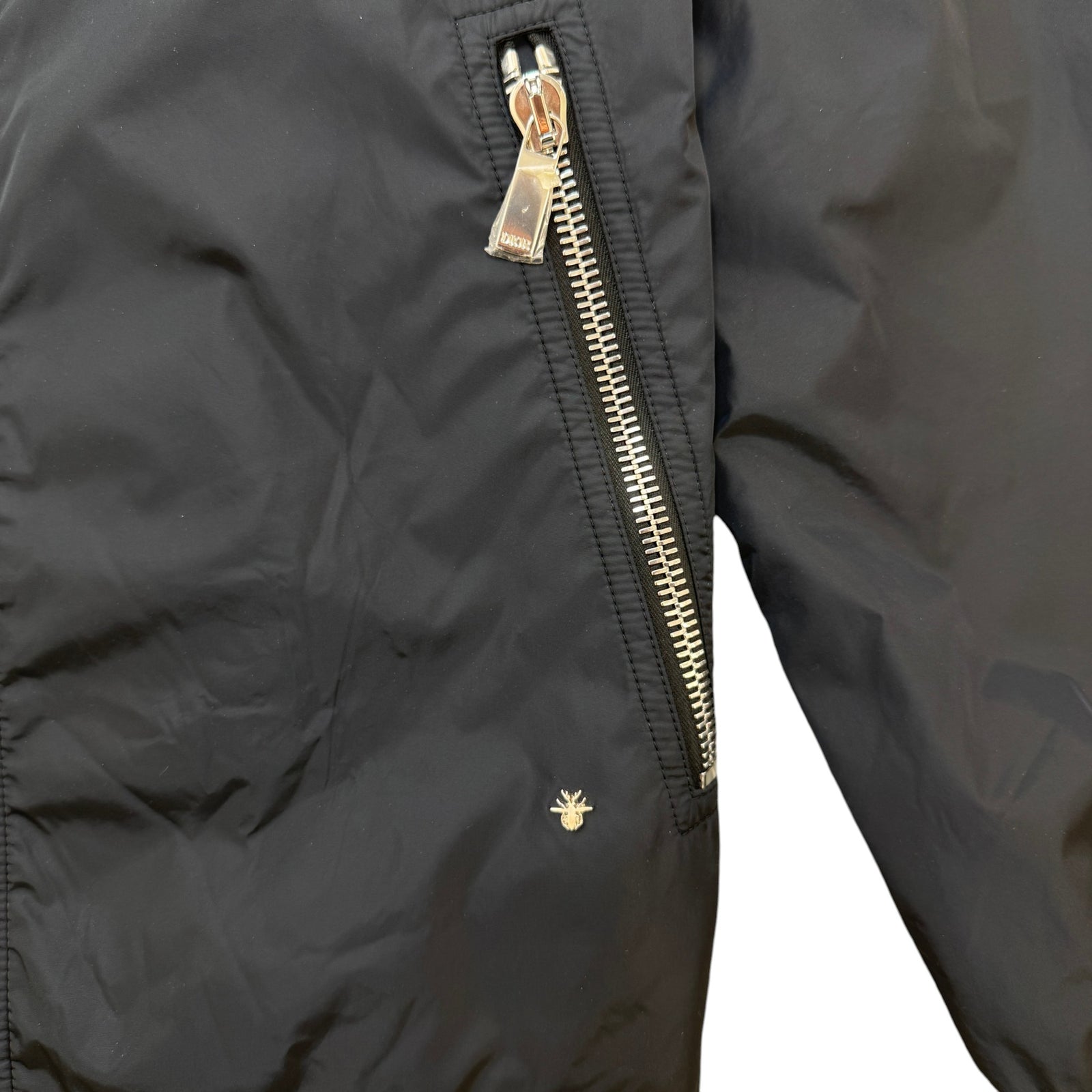Men's Bee Logo Windbreaker Black Size IT 50 / L - Photo 5