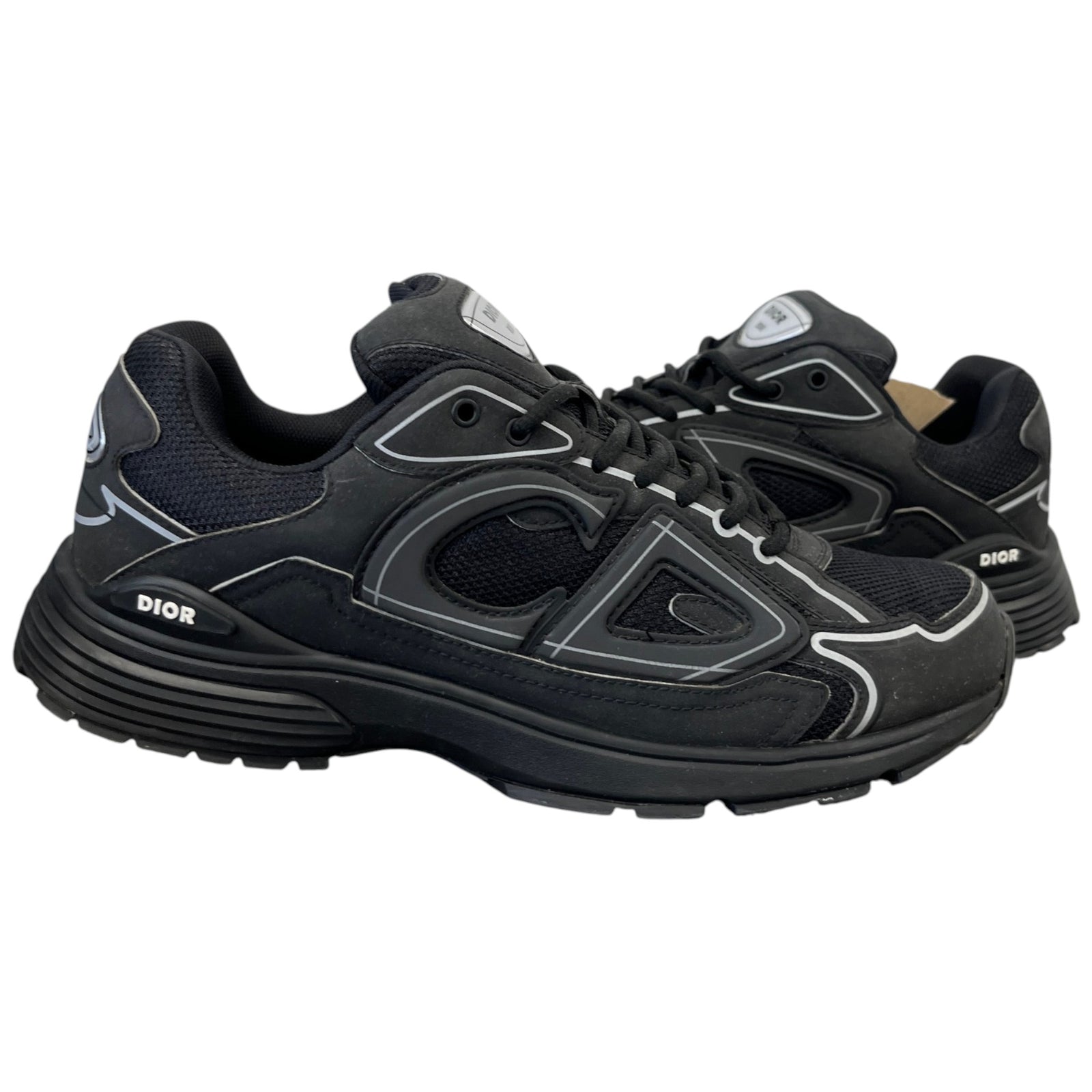 Men's B30 Low Trainers Black Size EU 41.5 / UK 7.5 - Photo 3