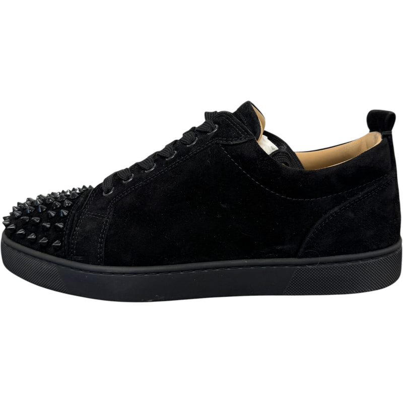 Men's Louis Junior Spikes Flat Low Trainers Black Size UK 8 / EU 42