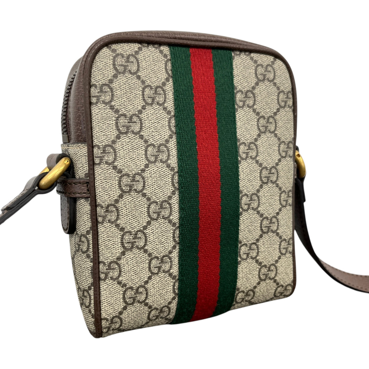 Women's Ophidia Crossbody Bag Brown - Photo 8