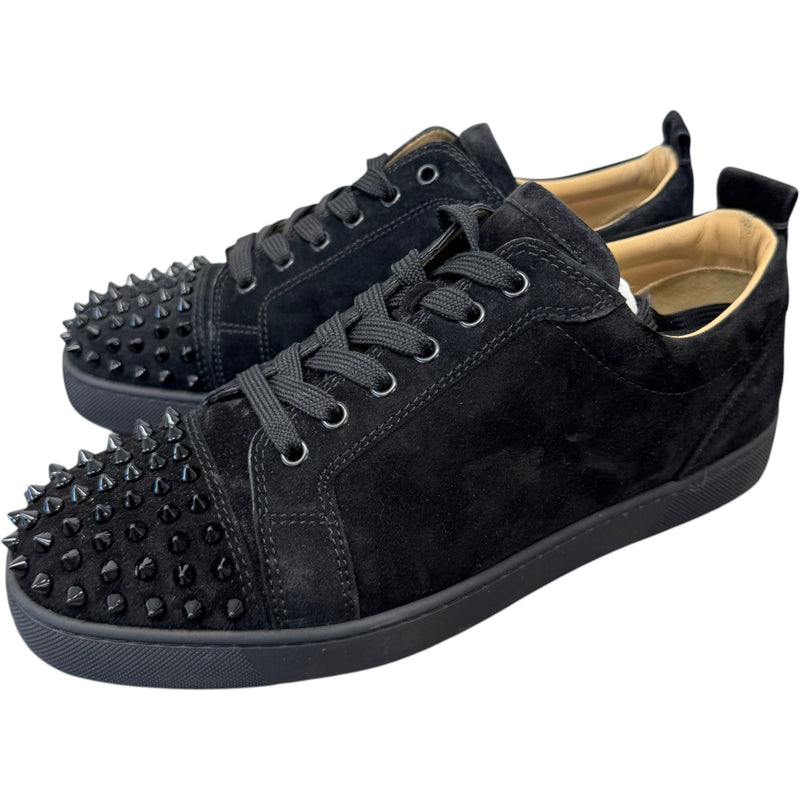 Men's Louis Junior Spikes Flat Low Trainers Black Size UK 8 / EU 42