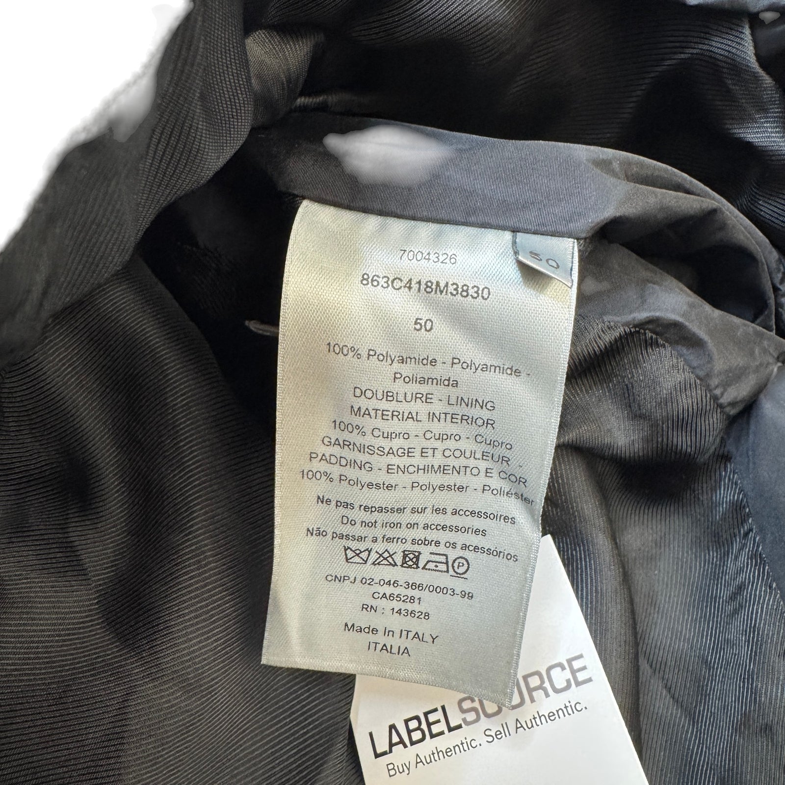 Men's Bee Logo Windbreaker Black Size IT 50 / L - Photo 7