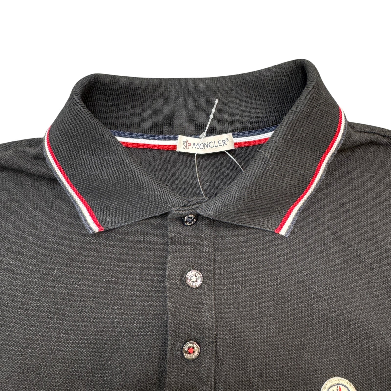 Men's Maglia Polo Shirt Black Size S - Photo 5