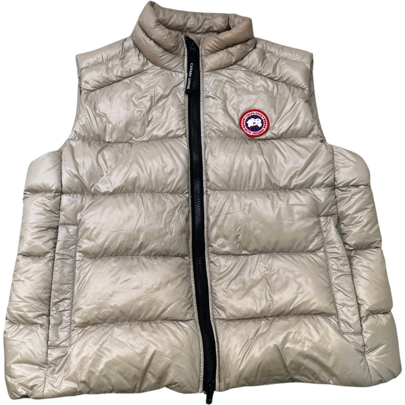Women's Cypress Down Gilet Beige Size XL
