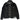 Men's Distressed Leather Trim Logo Denim Jacket Black Size IT 46 / S